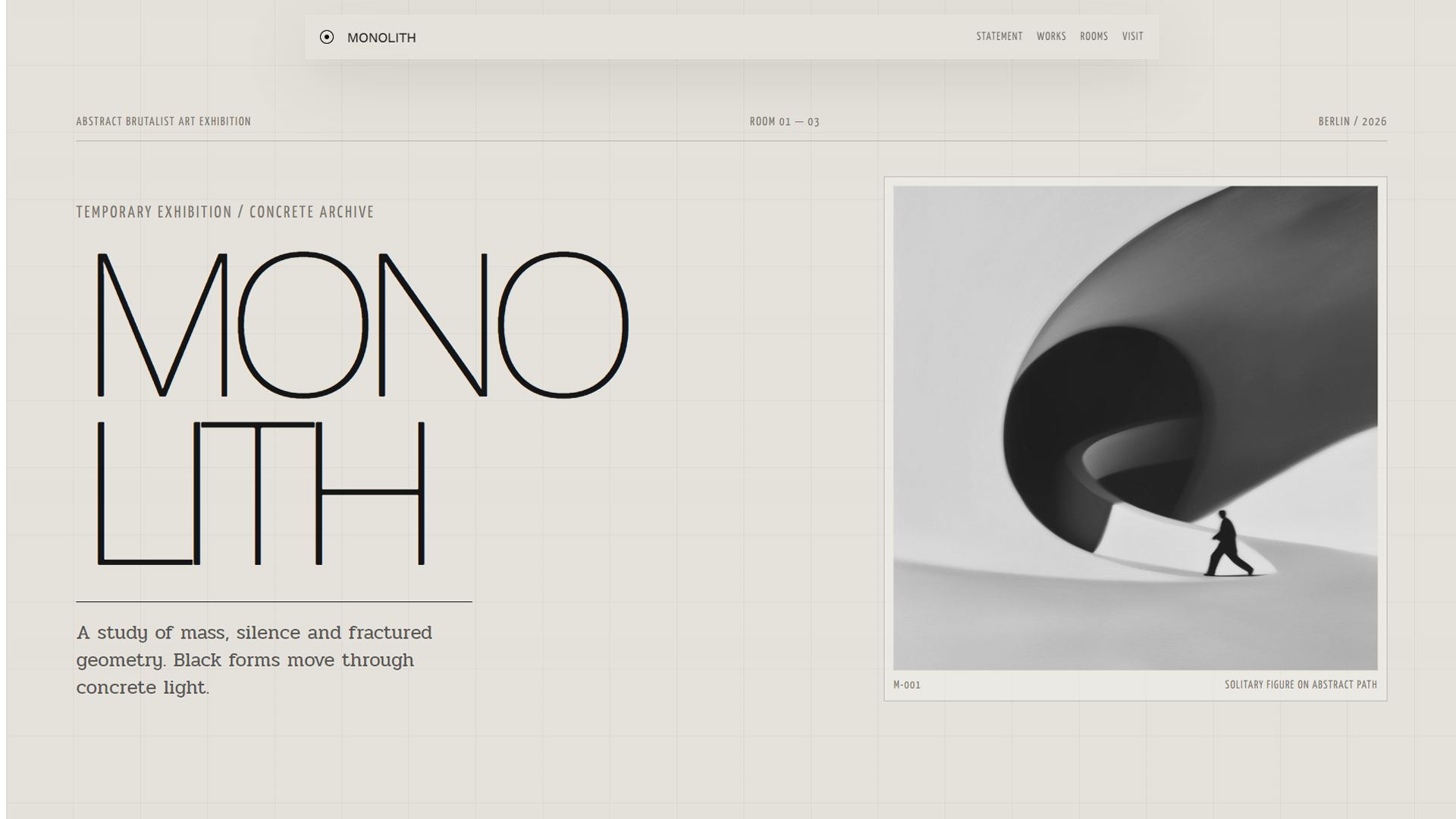 MONOLITH website screenshot